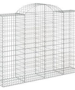 Cesti Gabbioni Ad Arco 5 Pz 200x50x140/160 Cm Ferro Zincato