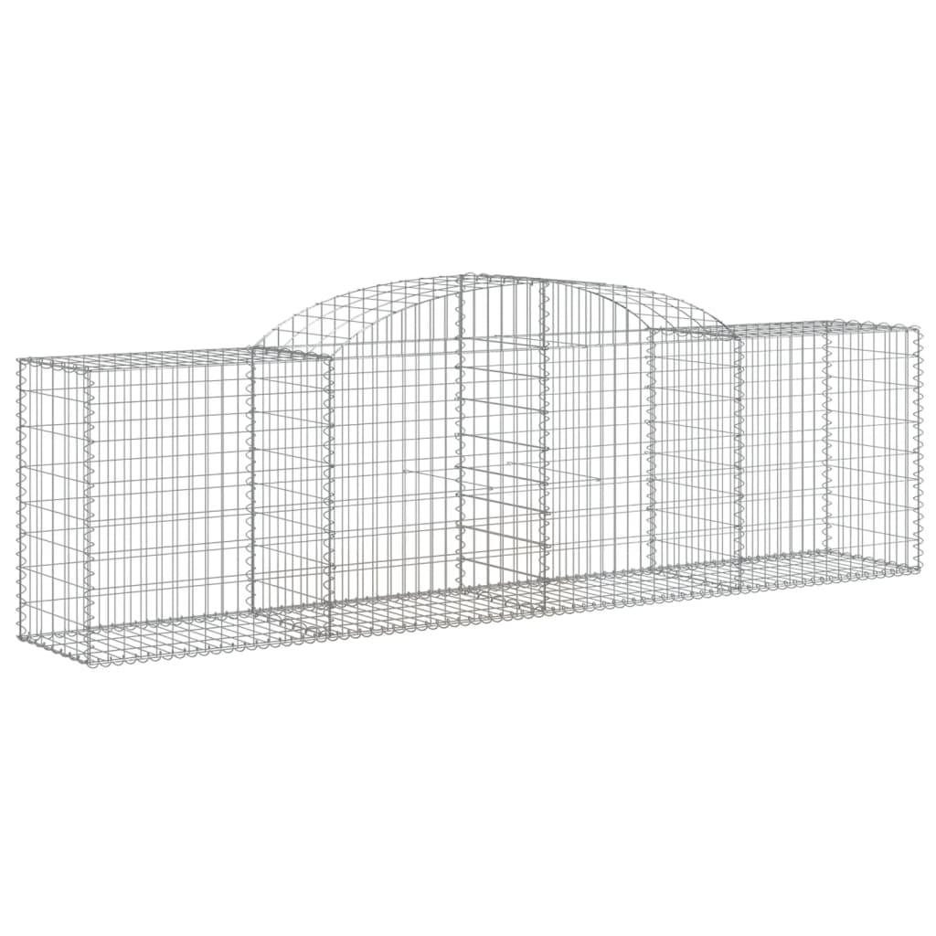 Cesti Gabbioni Ad Arco 5 Pz 300x50x80/100 Cm Ferro Zincato