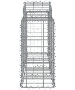 Cesti Gabbioni Ad Arco 11 Pz 200x50x80/100 Cm Ferro Zincato
