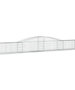 Cesti Gabbioni Ad Arco 3 Pz 400x50x40/60 Cm Ferro Zincato