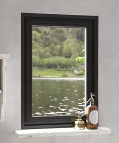 Zanzariera Magnetica Per Finestre Antracite 80x120 cm