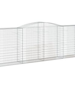 Cesti Gabbioni Ad Arco 6 Pz 400x50x140/160 Cm Ferro Zincato