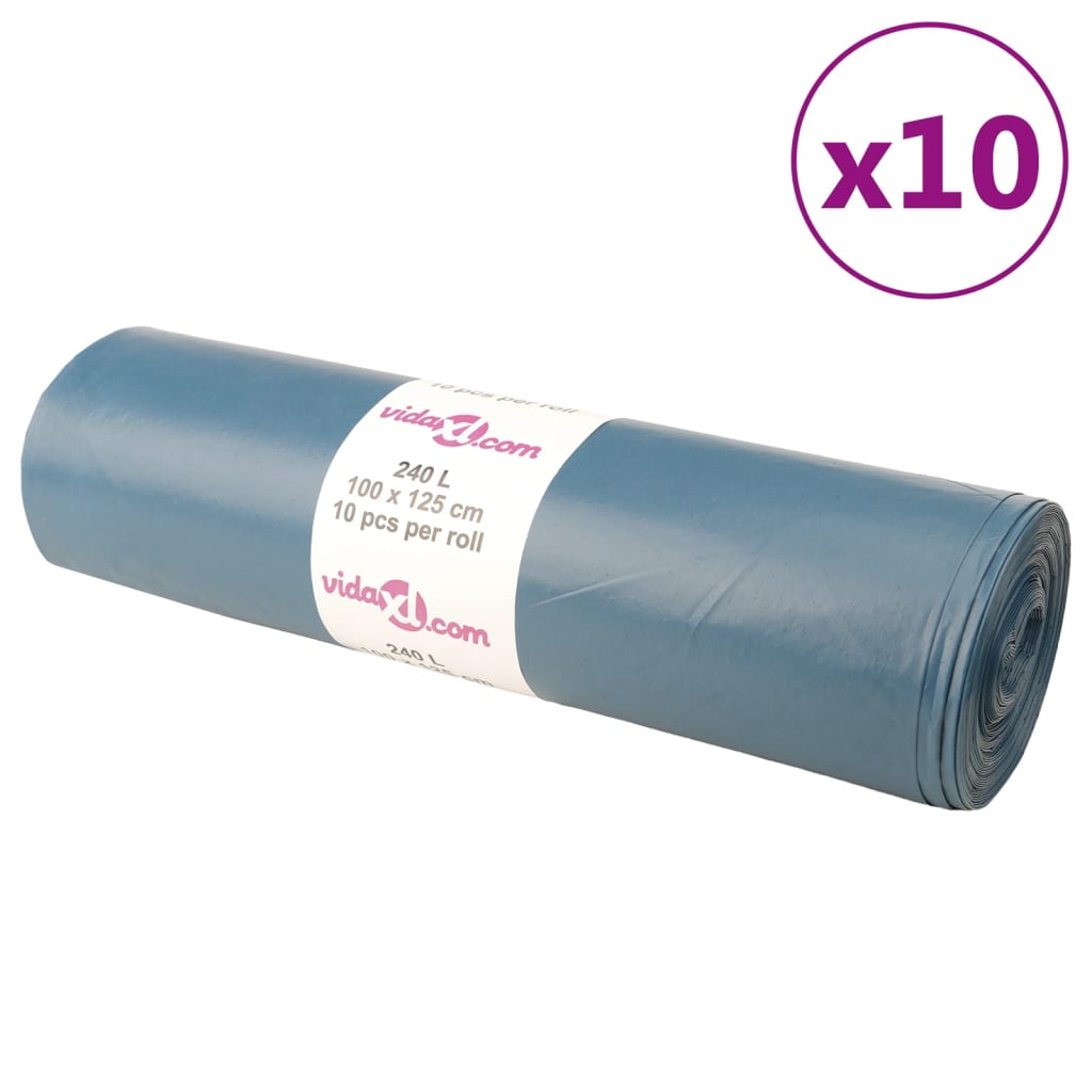Sacchetti Per Cestini 100 Pz Blu 240 L - Image 6