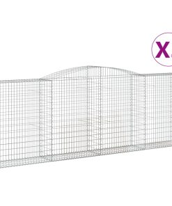 Cesti Gabbioni Ad Arco 3 Pz 400x50x140/160 Cm Ferro Zincato