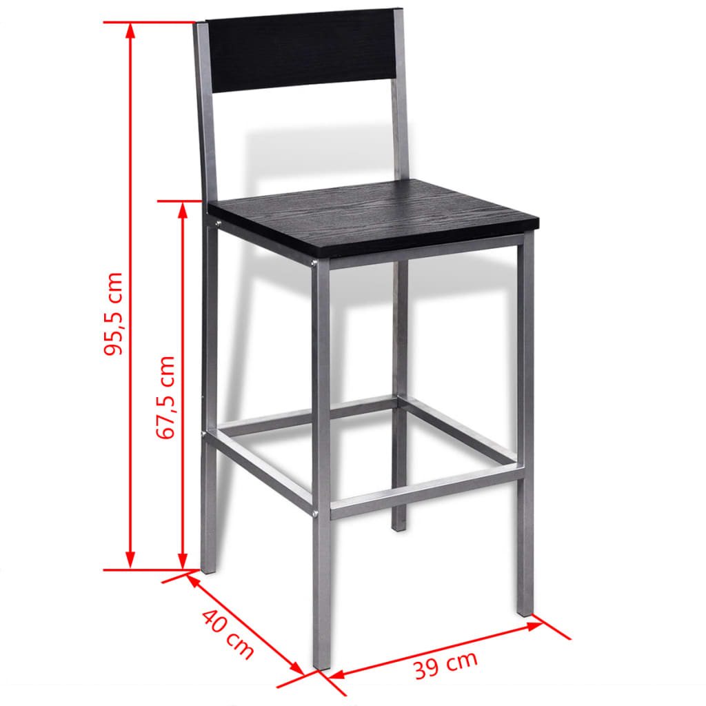 Set Banco Da Bar E Colazione Alto