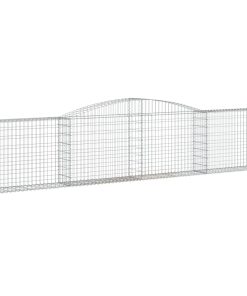 Cesti Gabbioni Ad Arco 8 Pz 400x30x80/100 Cm Ferro Zincato