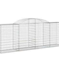 Cesti Gabbioni Ad Arco 6 Pz 300x50x100/120 Cm Ferro Zincato