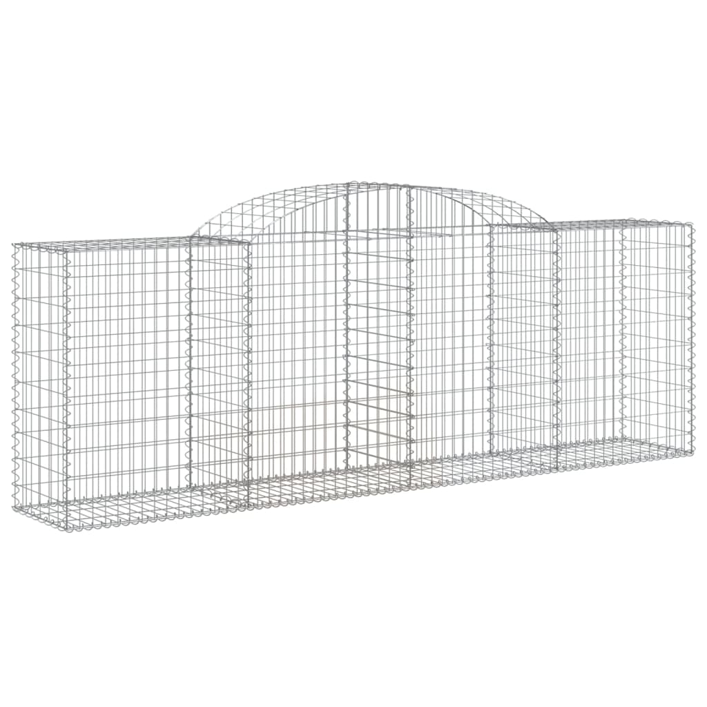 Cesti Gabbioni Ad Arco 6 Pz 300x50x100/120 Cm Ferro Zincato