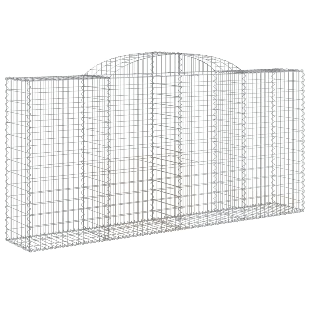 Cesti Gabbioni Ad Arco 4 Pz 300x50x140/160 Cm Ferro Zincato