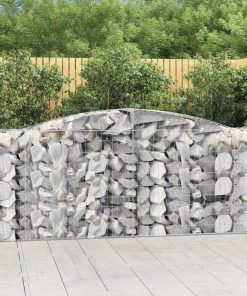 Cesti Gabbioni Ad Arco 5 Pz 400x50x100/120 Cm Ferro Zincato