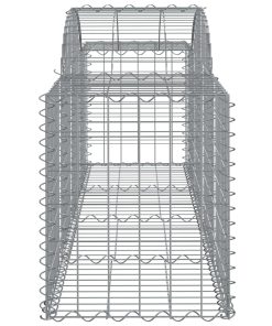 Cesti Gabbioni Ad Arco 12 Pz 200x50x60/80 Cm Ferro Zincato