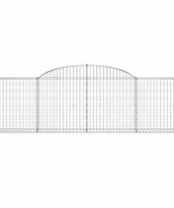 Cesti Gabbioni Ad Arco 4 Pz 300x30x80/100 Cm Ferro Zincato