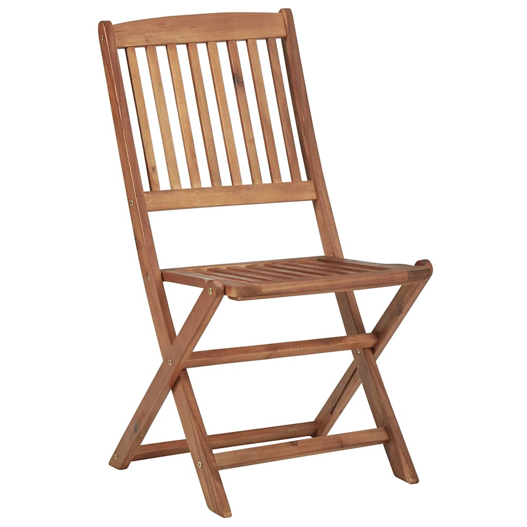 Sedie Da Giardino Pieghevoli 6 Pz Con Cuscini Massello Acacia