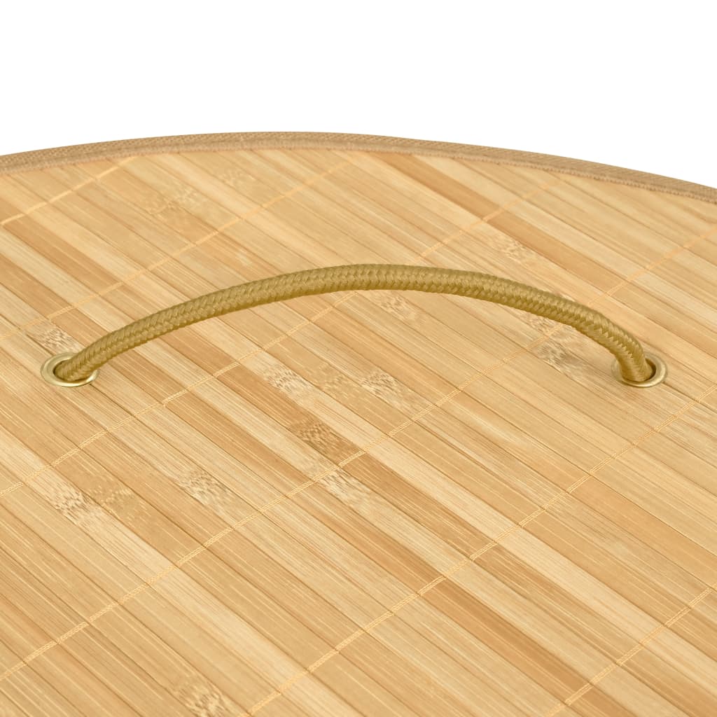 Cesto Portabiancheria Angolare In Bambù 60 L - Image 5