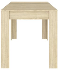 Tavolo Da Pranzo Rovere Sonoma 140x74,5x76 Cm Legno Multistrato