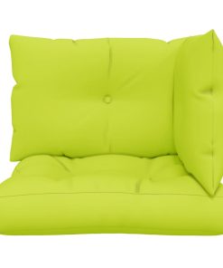 Cuscini Per Pallet 3 Pz Verde Intenso In Tessuto
