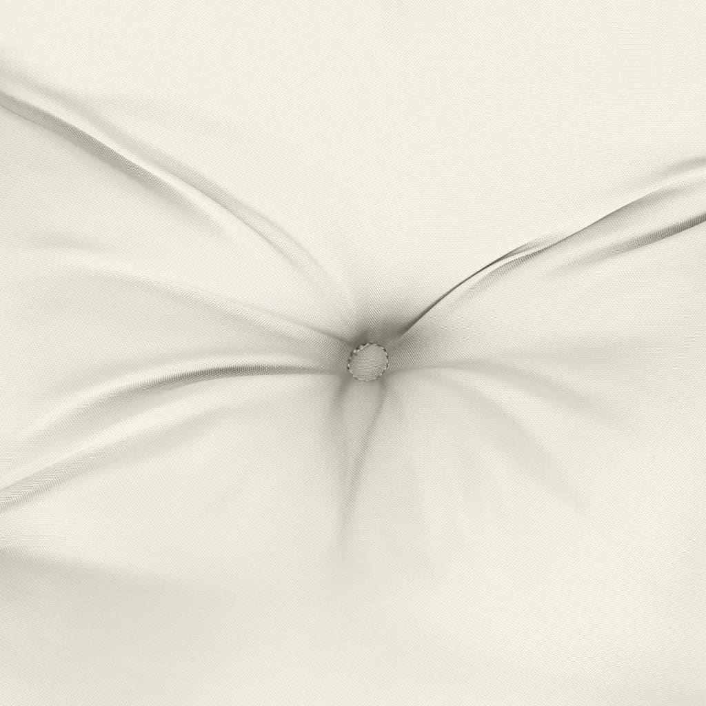 Cuscino Per Panca Da Giardino Crema Mélange 120x50x7cm Tessuto - Image 6