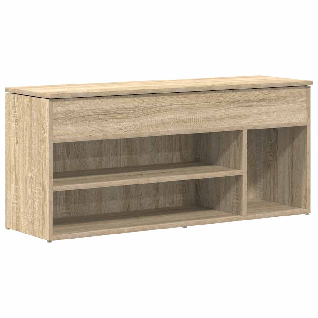 Scarpiera Rovere Sonoma 102x30,5x45 Cm In Legno Multistrato - Image 6
