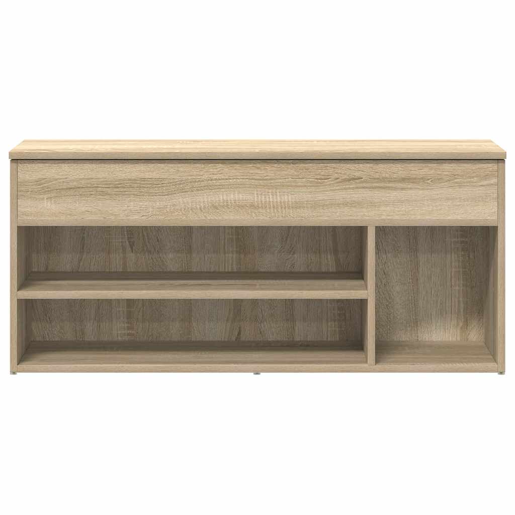 Scarpiera Rovere Sonoma 102x30,5x45 Cm In Legno Multistrato - Image 2