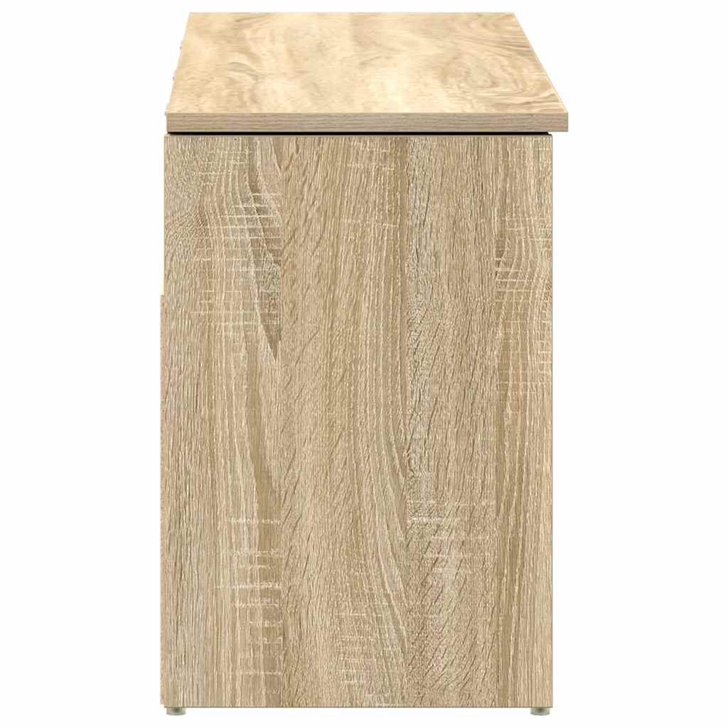 Scarpiera Rovere Sonoma 102x30,5x45 Cm In Legno Multistrato - Image 3