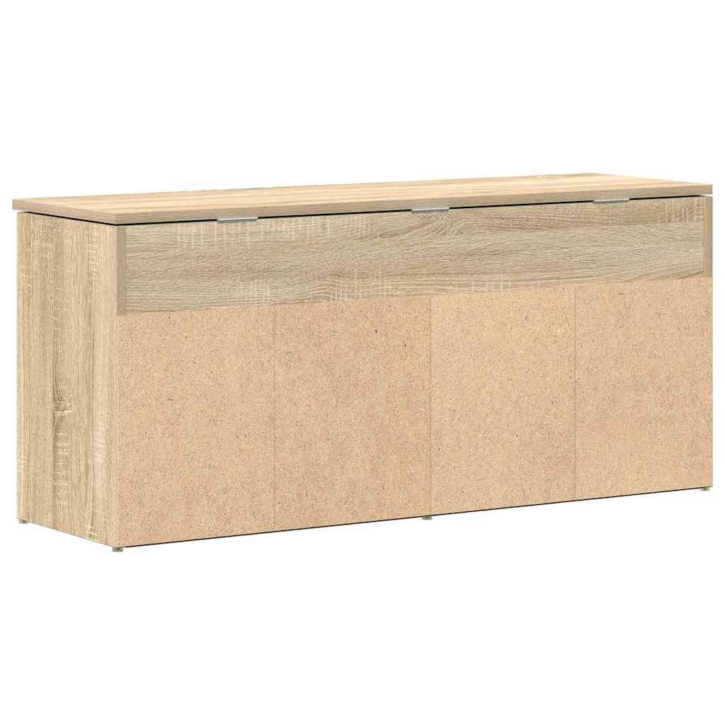 Scarpiera Rovere Sonoma 102x30,5x45 Cm In Legno Multistrato - Image 5