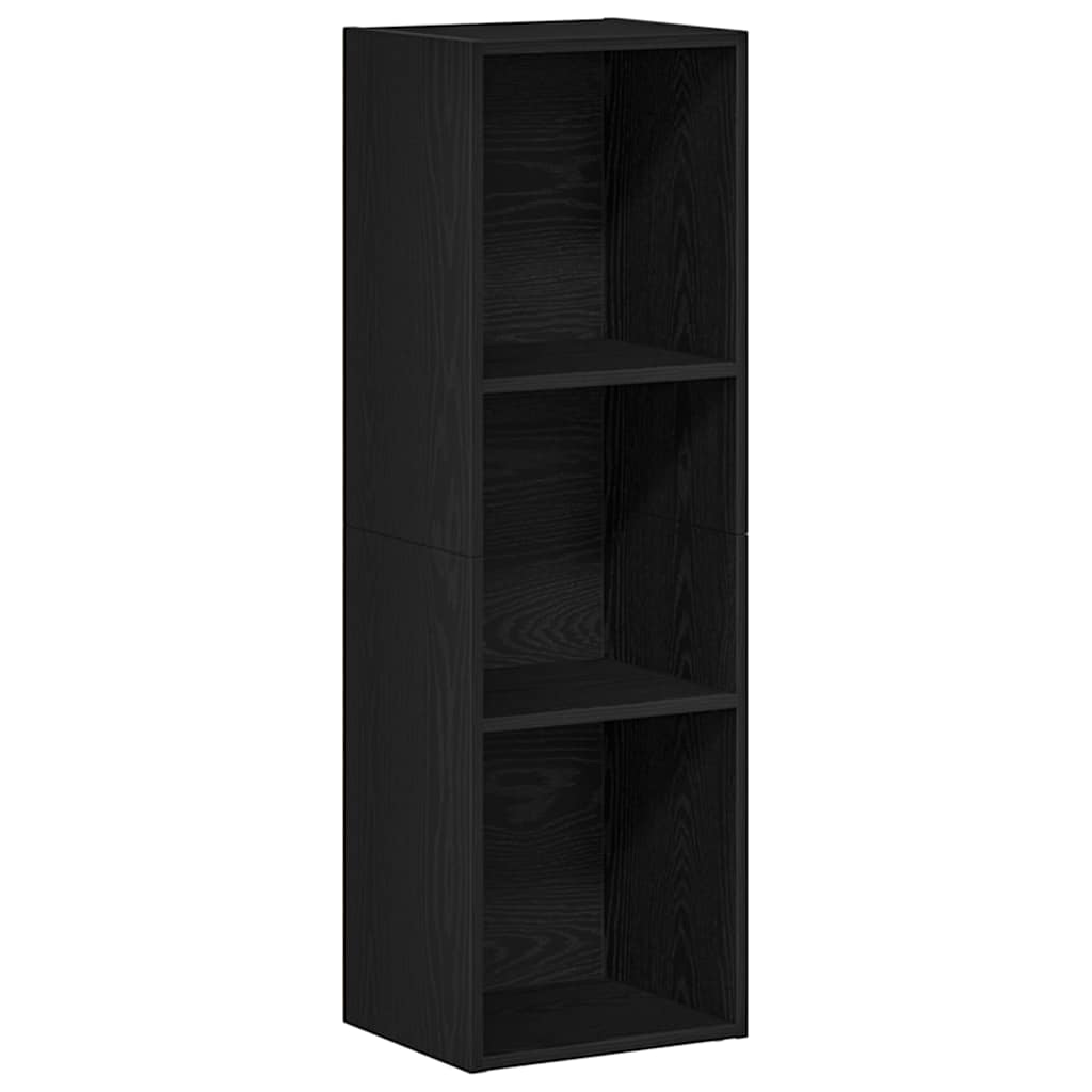 Libreria Rovere Nero 36x30x114 Cm In Legno Multistrato - Image 4