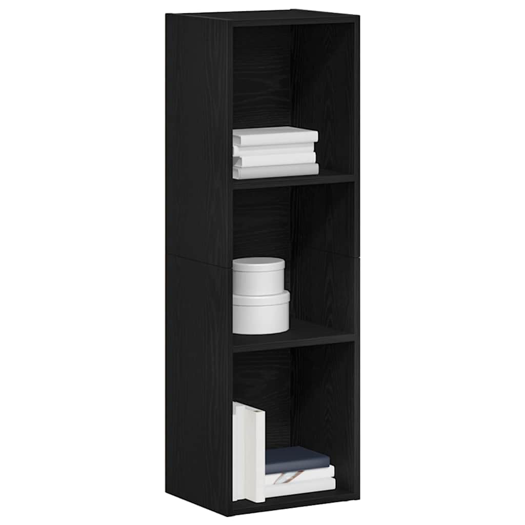 Libreria Rovere Nero 36x30x114 Cm In Legno Multistrato - Image 2