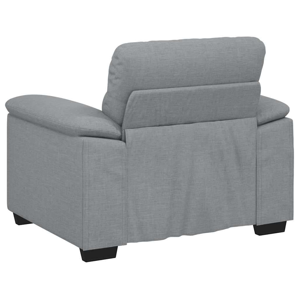 Poltrona Grigio Chiaro 60 Cm In Tessuto