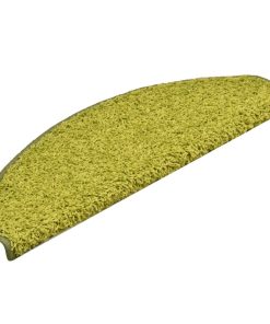 Tappetini Per Scale 15 Pz Verdi 65x21x4 cm