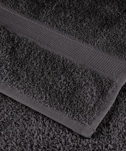 Asciugamani Ospiti Solund 4 Pz Antracite 30x50cm 600gsm