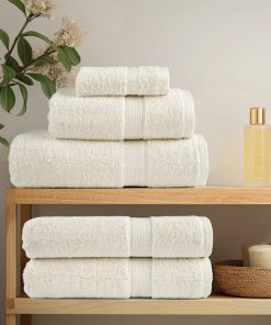 Asciugamani Premium Solund 2 Pz Crema 100x200 Cm 600 G/m²