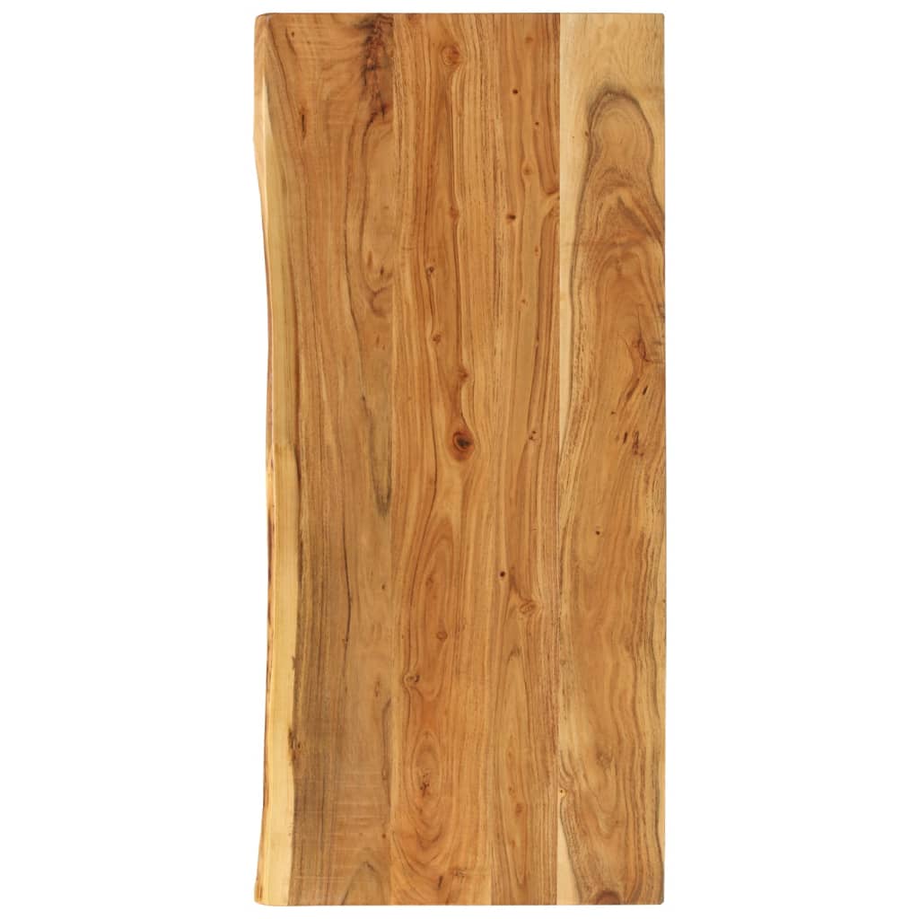 Piano Per Vanità Bagno In Massello Di Acacia 140x52x3,8 cm - Image 6
