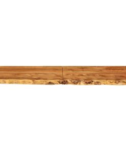 Piano Per Vanità Bagno In Massello Di Acacia 140x52x3,8 cm
