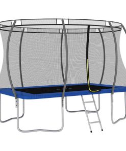 Set Trampolino Rettangolare 335x244x90 Cm 150 kg
