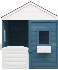 Casetta Con Porta Chiudibile E Vasi Fiori Legno Massello Abete