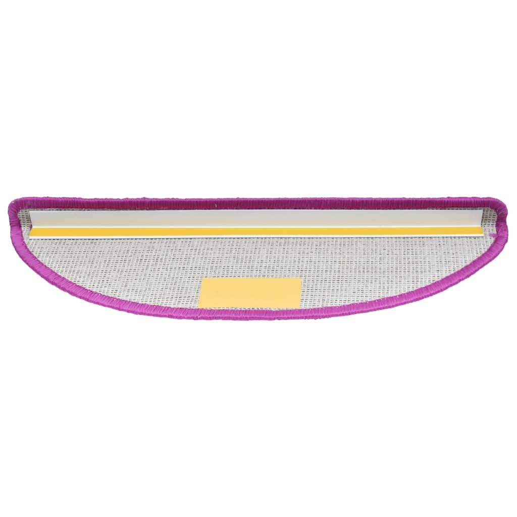Tappetini Per Scale 10 Pz 65x21x4 Cm Viola Semicircolari Grandi - Image 6