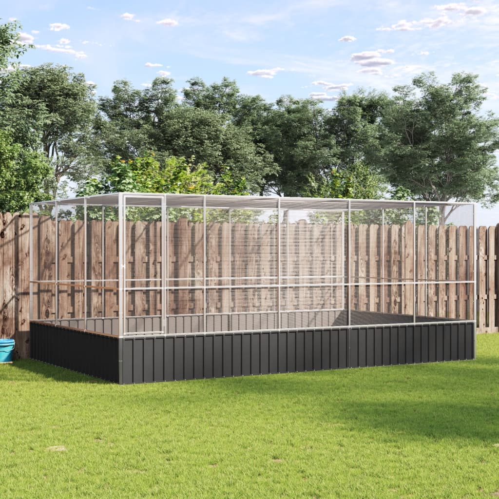 Voliera Con Estensione Argento 518x307x212 Cm In Acciaio - Image 5