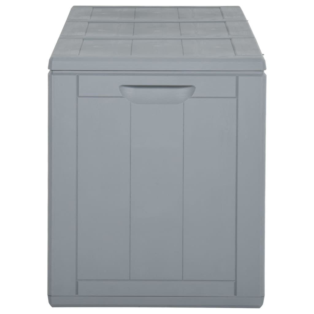 Baule Da Giardino 270 L Grigio Aspetto Legno In pp