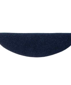 Tappetini Per Scale Autoadesivi 15 Pz 56x17x3 Cm Blu Navy Semicircolari
