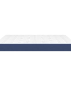 Materasso A Molle Insacchettate Blu 180x200x20 Cm In Tessuto