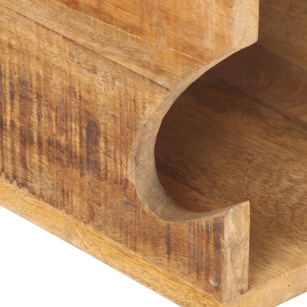 Supporto Bicicletta Da Parete 35x25x25 Cm In Legno Mango Grezzo