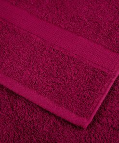 Asciugamani Premium Solund 4 Pz Bordeaux 30x30 Cm 600 G/m²