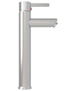 Lavandino Rubinetto E Piletta A Pressione Vetro Temperato Oro