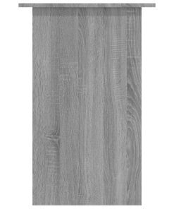 Scrivania Grigio Sonoma 90x50x74 Cm In Legno Multistrato