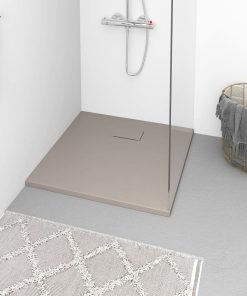 Piatto Doccia In Smc Marrone 90x90 cm