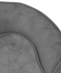 Divano Per Cani Grigio 67x47x36 Cm In Peluche