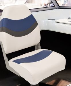 Sedili Barca Con Supporto 2pz Altezza Regolabile Girevole 360°