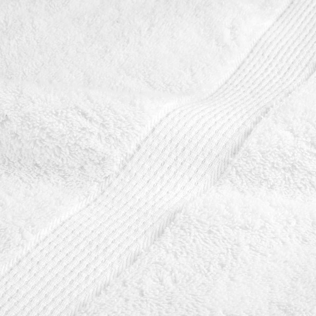 Set Asciugamani Solund 12 Pz Bianchi 600 Gsm