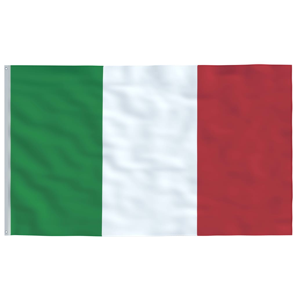 Asta E Bandiera Italia 6,23 M Alluminio