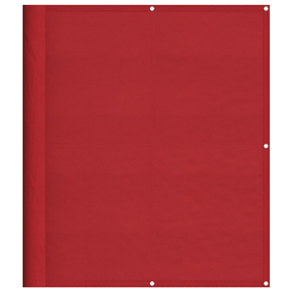 Paravento Da Balcone Rosso 120x700 Cm 100% Poliestere Oxford - Image 4